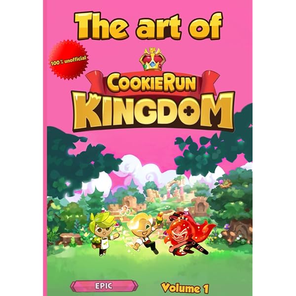 The art of Cookie Run Kingdom: fan made colouring book of the